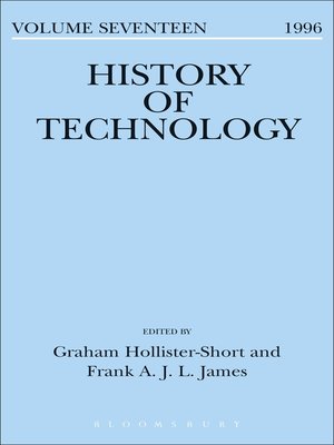 cover image of History of Technology Volume 17